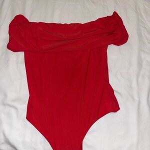 Nordstrom Rack red bodysuit